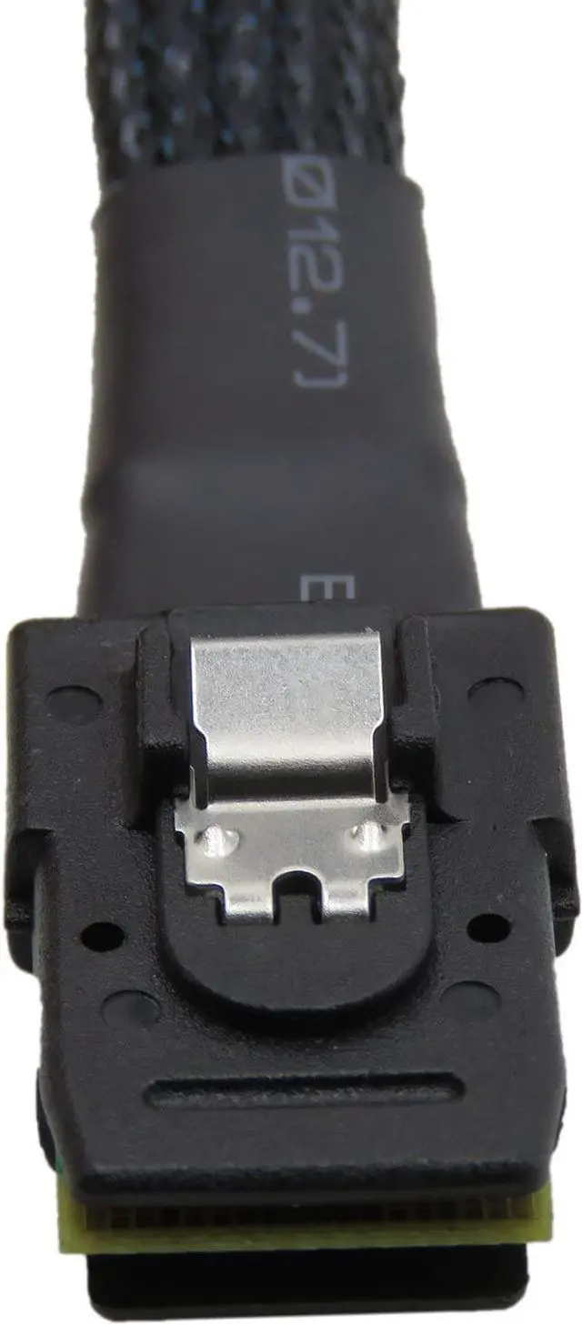 Alt view image 5 of 7 - CableDeconn 18' Mini SAS 36P SFF-8087 To 4 SATA 7Pin 90 Degrees Target Hard Disk Data Cable 0.5M (H0304)