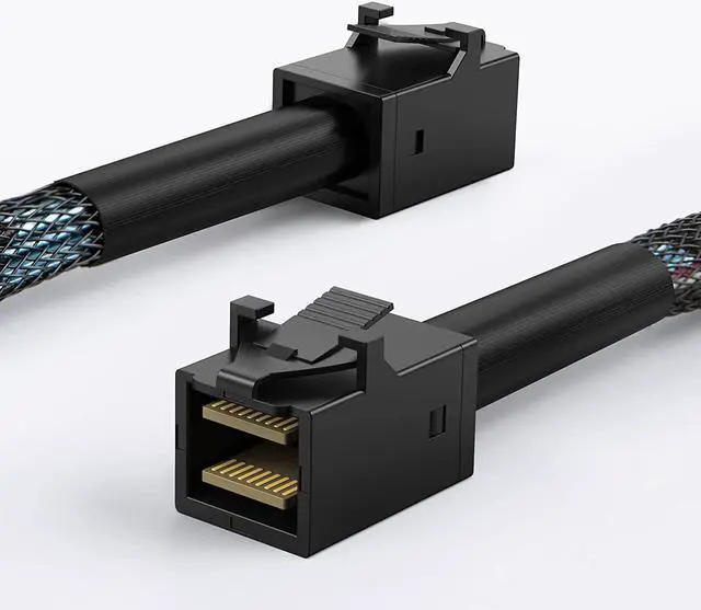 Alt view image 3 of 7 - CableCreation Internal Mini SAS HD Cable, Mini SAS SFF-8643 to SFF-8643 Cable, 3.3FT