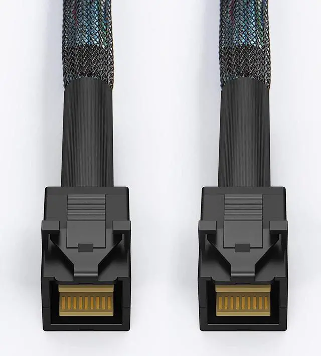Alt view image 5 of 7 - CableCreation Internal Mini SAS HD Cable, Mini SAS SFF-8643 to SFF-8643 Cable, 3.3FT