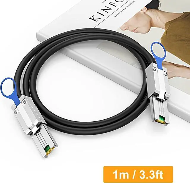 Alt view image 6 of 7 - CableCreation External Mini SAS 26pin (SFF-8088) Male to Mini SAS 26 (SFF-8088) Male Cable, 1.0M