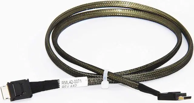 Alt view image 3 of 5 - OCulink 4X to OCulink 4X,SFF-8611 to SFF-8611 Cable 100cm