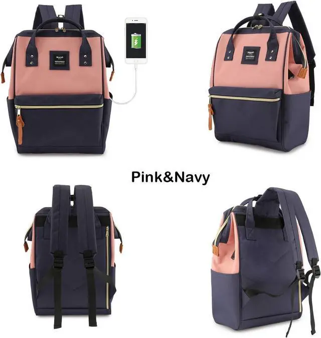 Alt view image 2 of 7 - Himawari Laptop Backpack for Women&Men,Wide Open Large USB Charging Port 15.6 Inch Laptop Doctor College Work Bag (XK-05#-USB L