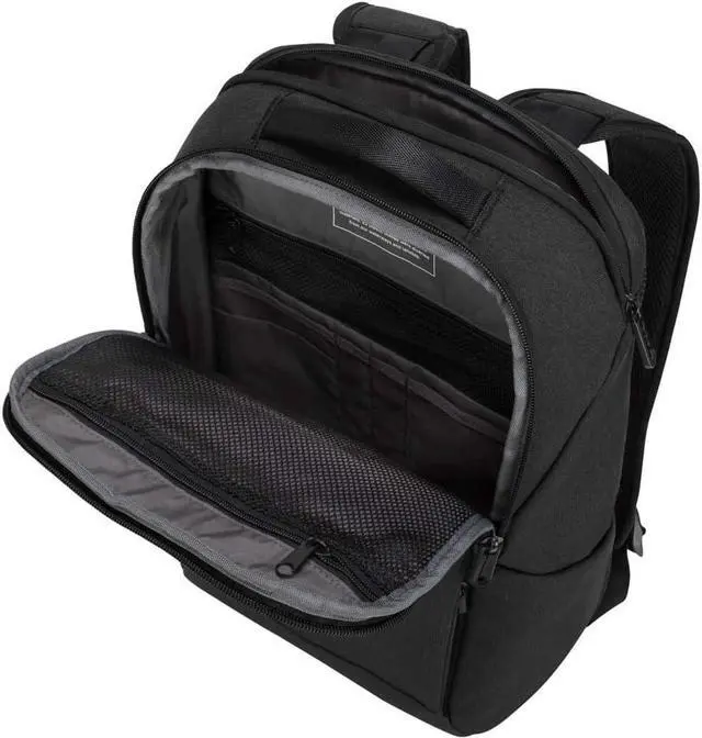 Alt view image 4 of 7 - Targus Cypress Slim Backpack with EcoSmart Designed for Business Traveler and School fit up to 15.6-Inch Laptop/Notebook, Black (TBB584GL)