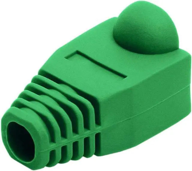 Alt view image 7 of 7 - Cmple - Green Cat6 Cable 1000ft Bulk LAN Ethernet Cord 23AWG + 50 Pack Green RJ45 Strain Relief Boots + 100 Pack RJ45 Cat6 Pass-Through Connectors Bundle