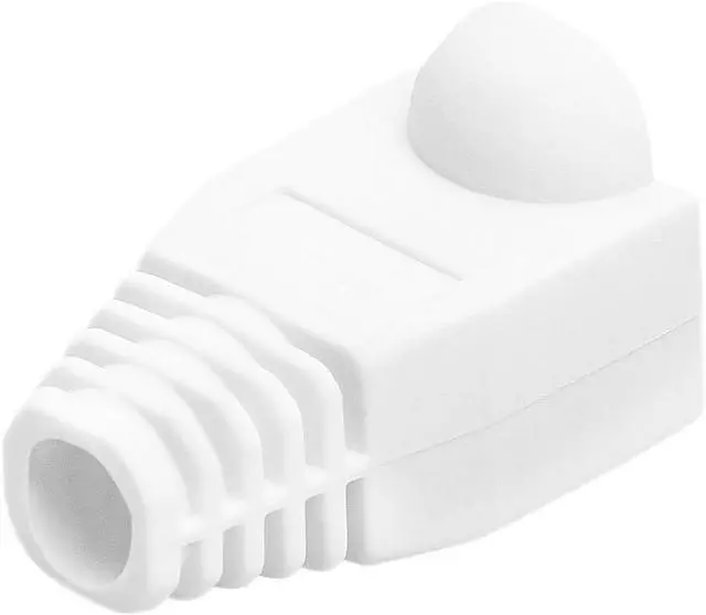 Alt view image 6 of 7 - Cmple - White Cat5e Ethernet Cable 1000ft Bulk Unshielded Twisted Pair (UTP), Solid 24AWG + 50 Pack White RJ45 Strain Relief Boots for Ethernet RJ45 LAN Cable Bundle