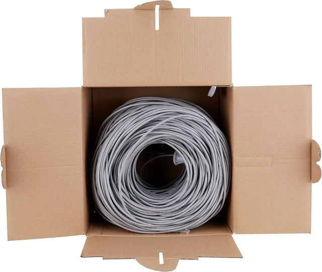 Alt view image 3 of 4 - Belkin Cat5e Stranded Bulk Ethernet Cable, 1000ft Spool, 4-Pair 24AWG