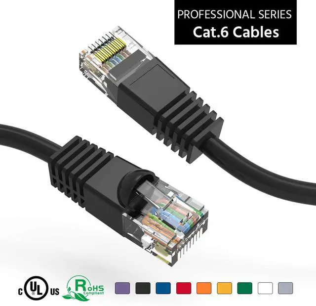 Alt view image 4 of 4 - iMBAPrice - Cat5e Molded Network Patch Cable (100 Feet, Black)