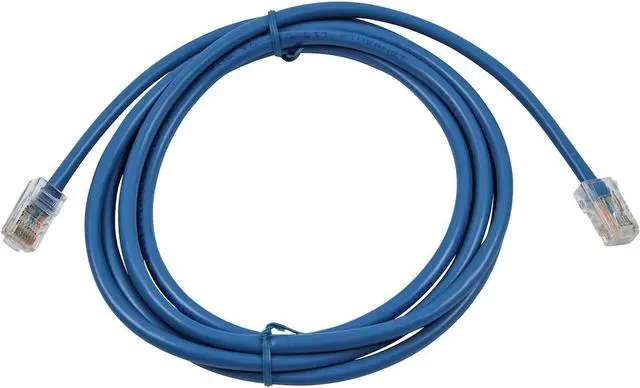 Alt view image 7 of 15 - Monoprice Cat5e Ethernet Patch Cable - 5 Feet - Blue, RJ45, Stranded, 350Mhz, UTP, Pure Bare Copper Wire, 24AWG - Zeroboot Series