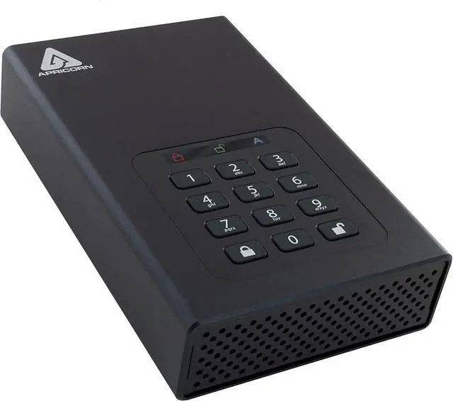 Alt view image 9 of 20 - Apricorn Aegis Padlock DT 10TB USB 3.0 Encrypted Desktop Drive
