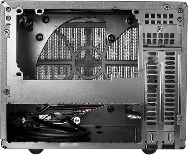Alt view image 3 of 7 - SilverStone Technology Ultra Compact Mini-ITX Computer Case with Mesh Front Panel Black (SST-SG13B-USA), Welcome to consult