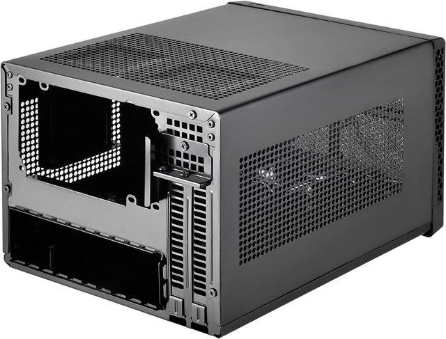 Alt view image 4 of 7 - SilverStone Technology Ultra Compact Mini-ITX Computer Case with Mesh Front Panel Black (SST-SG13B-USA), Welcome to consult