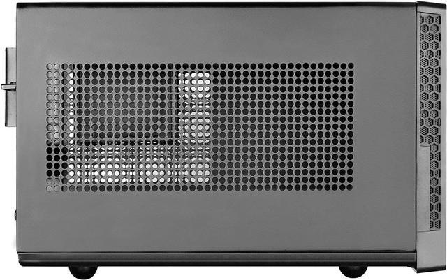 Alt view image 5 of 7 - SilverStone Technology Ultra Compact Mini-ITX Computer Case with Mesh Front Panel Black (SST-SG13B-USA), Welcome to consult