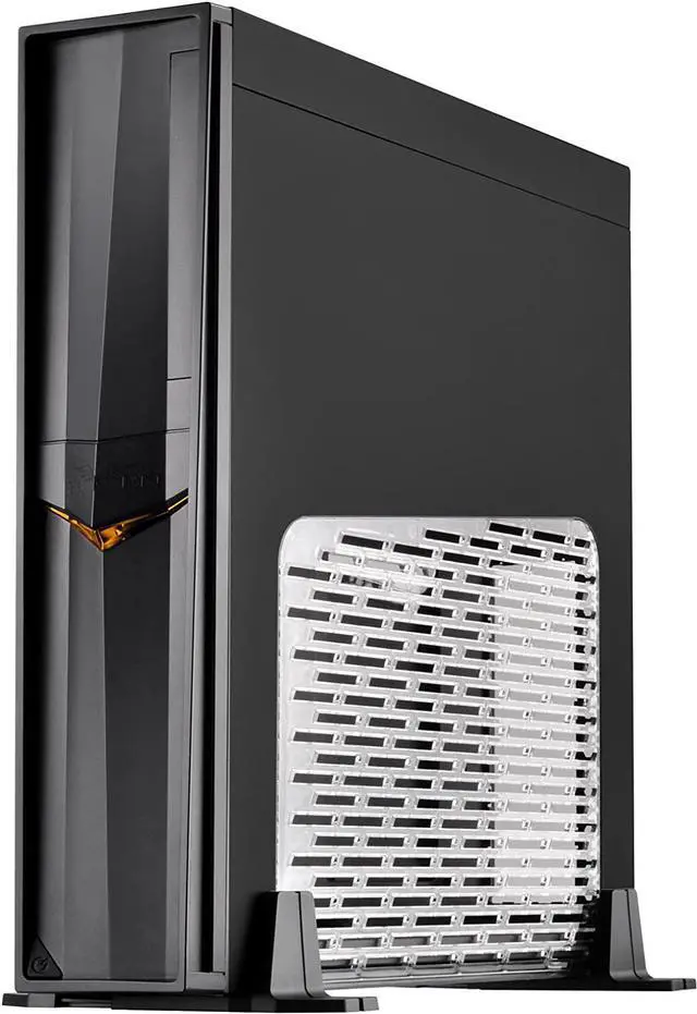 Alt view image 2 of 7 - SilverStone Technology SST-RVZ02B-W Slim Gaming Computer Case for Mini-ITX Motherboards with Full Size GPU Support with Window, SST-RVZ02B-W-X