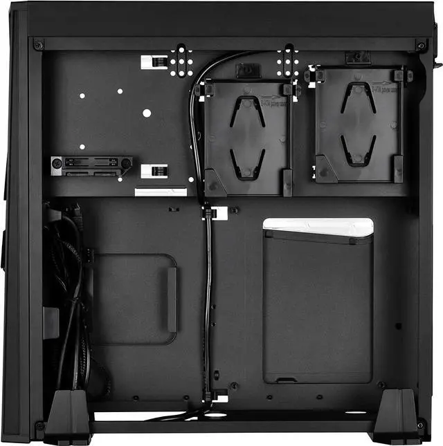 Alt view image 5 of 7 - SilverStone Technology SST-RVZ02B-W Slim Gaming Computer Case for Mini-ITX Motherboards with Full Size GPU Support with Window, SST-RVZ02B-W-X