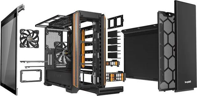 Alt view image 9 of 9 - be quiet! Silent Base 601 Window Orange - Midi Tower