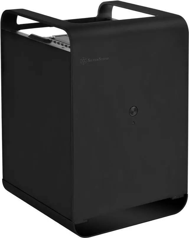 Alt view image 2 of 7 - SilverStone SST-CS01B-HS - Case Storage Mini-ITX Computer Case with Hot Swap Tray, black