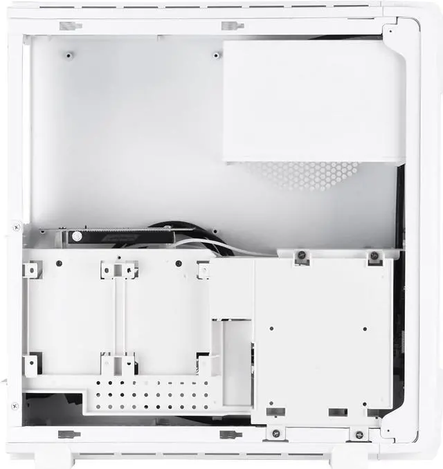 Alt view image 6 of 7 - Silverstone SST-RVZ03W-ARGB - Raven Mini-ITX Gaming Computer Case, ARGB, White