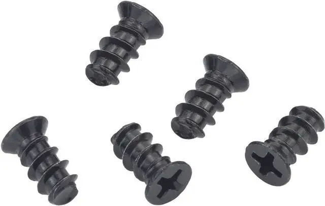 Alt view image 2 of 7 - M5x10 Black Zinc Computer Case Fan Screws, Computer Cooling Fan Mount Screws, Mounting PC Case Fan Screws, 100 PCS