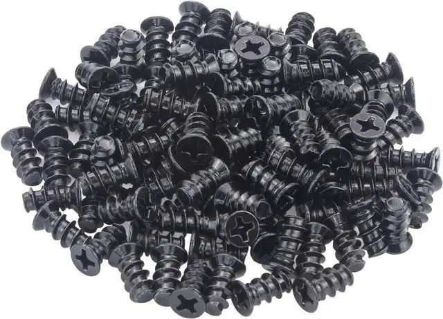 Alt view image 7 of 7 - M5x10 Black Zinc Computer Case Fan Screws, Computer Cooling Fan Mount Screws, Mounting PC Case Fan Screws, 100 PCS