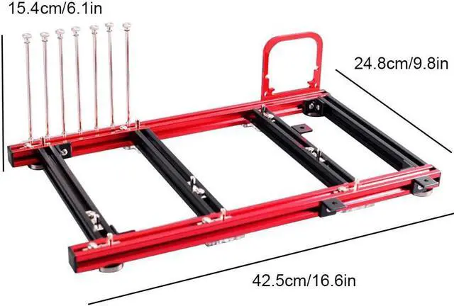 Alt view image 2 of 7 - DIY Computer Motherboard Case Rack Mini ATX Bracket, DIY Open Aluminum Alloy Frame ATX Motherboard PC Computer Case Support