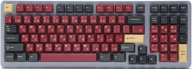 Alt view image 2 of 7 - DROP + Redsuns Gmk Red Samurai Keycap Set for Full-Size Keyboards - Compatible with Cherry MX Switches and Clones (1800 Layout 113-Key Kit)