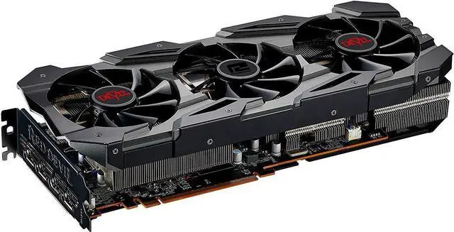 Alt view image 2 of 2 - PowerColor Radeon RX 5700 XT Red Devil 8GB GDDR6 AXRX 5700XT 8GBD6-3DHE-OC Video Graphic Card GPU