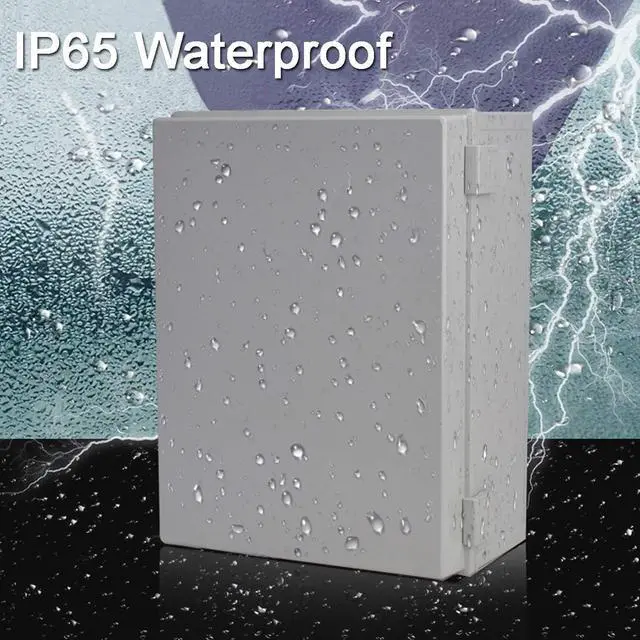 Alt view image 2 of 6 - Ogrmar ABS Plastic Dustproof Waterproof IP65 Junction Box Universal Electrical Project Enclosure with Lock (8.6"x6.7"x4.3")