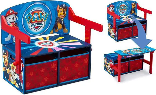 Main image of Delta Children Kids Convertible Activity Bench - Greenguard Gold Certified, Nick Jr. PAW Patrol, Welcome to consult