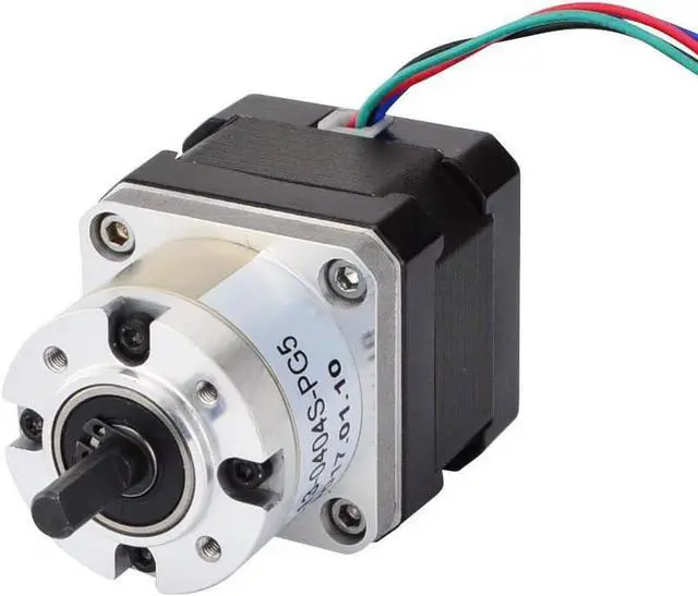 Main image of STEPPERONLINE 5:1 Planetary Gearbox Nema 17 Stepper Motor 0.4A for DIY CNC Robot 3D Printer