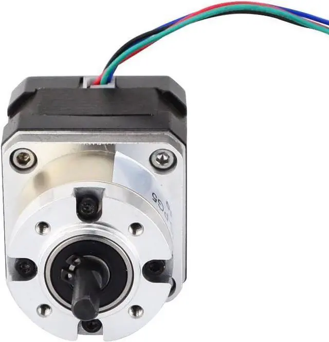 Alt view image 3 of 6 - STEPPERONLINE 5:1 Planetary Gearbox Nema 17 Stepper Motor 0.4A for DIY CNC Robot 3D Printer