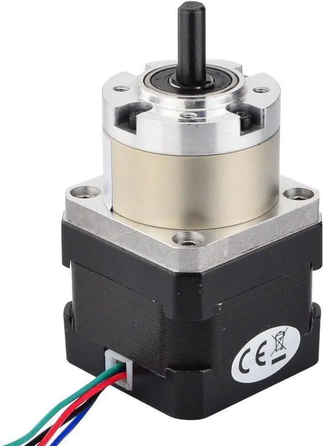 Alt view image 2 of 6 - STEPPERONLINE 5:1 Planetary Gearbox Nema 17 Stepper Motor 0.4A for DIY CNC Robot 3D Printer