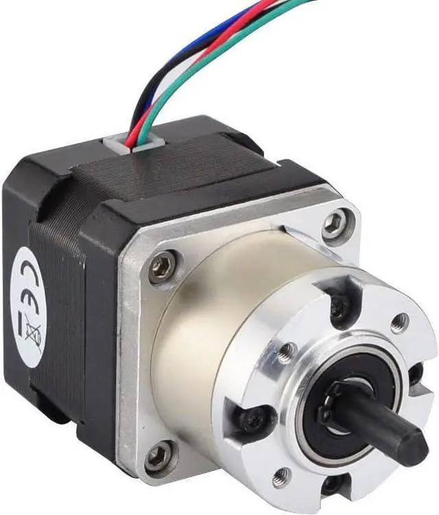 Alt view image 4 of 6 - STEPPERONLINE 5:1 Planetary Gearbox Nema 17 Stepper Motor 0.4A for DIY CNC Robot 3D Printer