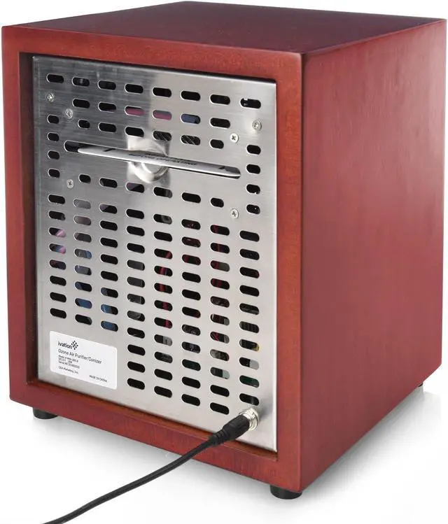 Alt view image 2 of 6 - Ivation Ozone Generator Air Purifier, Ionizer & Deodorizer -Purifies Up to 3,500 Sq/Ft -Great for Dust, Pollen, Pets, Smoke & More Cherry