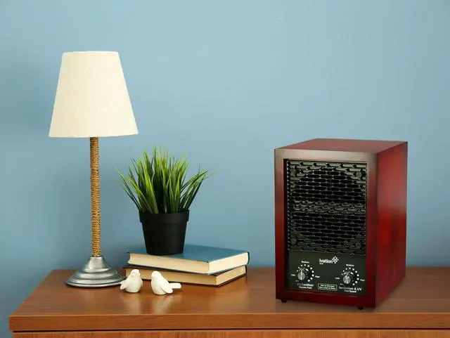 Alt view image 5 of 7 - Ivation 5-in-1 HEPA Air Purifier & Ozone Generator, Ionizer & Deodorizer for Up to 3,700 Sq/Ft  Included HEPA, Carbon and Photocatalytic Filters, with UV Light and Negative Ion Generator