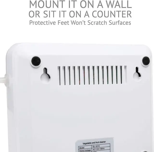 Alt view image 7 of 7 - Ivation Portable Ozone Generator 600mg/h  Multipurpose Air Sterilizing & Freshening System w/2 Silicone Tubes, 2 Diffuser Stones & Timer; Purifies Air, Water, Food, Toothbrush