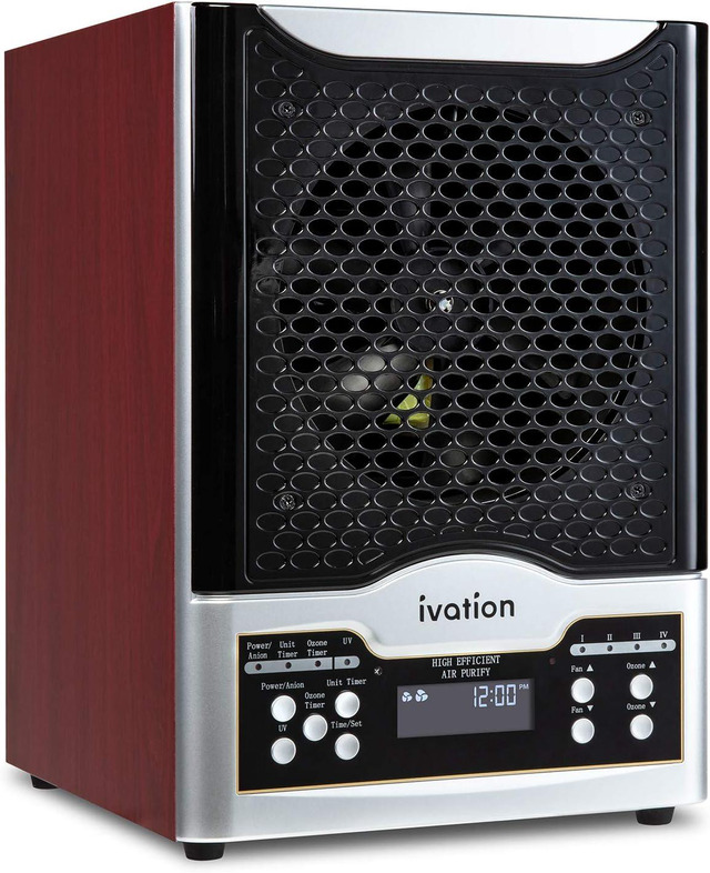thumbnail image 2 of Negative Ion Generator Air Purifier Ionizer – Home Deodorizer, 1W, 220V, Black 2 of 5
