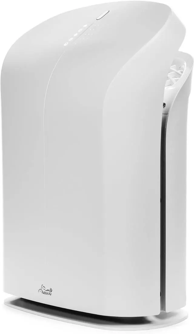 Main image of Rabbit Air, BioGS 2.0 Air Purifiers for Home Large Room, Ultra Quiet HEPA Air Purifier, Activated Carbon Filter Air Purifier for Mold, Dust, Smoke & Pet Allergies - Odor Eliminator - (SPA-550A White)
