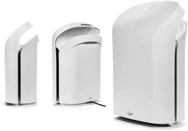 Alt view image 3 of 7 - Rabbit Air, BioGS 2.0 Air Purifiers for Home Large Room, Ultra Quiet HEPA Air Purifier, Activated Carbon Filter Air Purifier for Mold, Dust, Smoke & Pet Allergies - Odor Eliminator - (SPA-550A White)