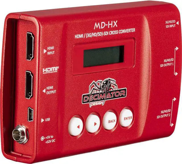 Alt view image 14 of 20 - Decimator DD-HX HDMI & SDI Cross Converter with Scaling & Frame Rate Conversion