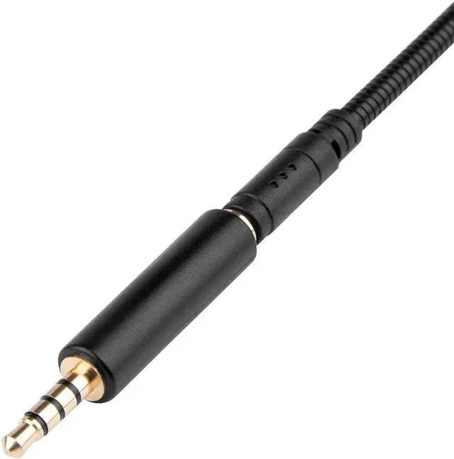 Alt view image 3 of 7 - Smays 3.5mm Microphone aux mic for Headphone Jack, Detachable Plug-in Microfono for Laptop PC Phone Conference