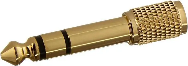 Main image of 1/4 Adapter - 549346 Authentic Genuine 6.35mm Adapter Jack - 3.5mm (1/8 Inch) to (1/4 Inch)