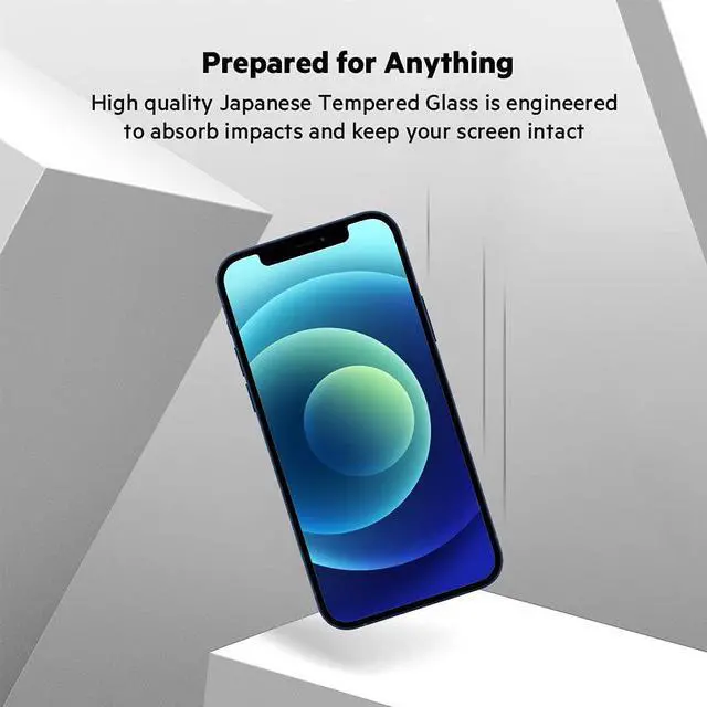 Alt view image 5 of 9 - Belkin ScreenForce Screen Protector for iPhone 12 / iPhone 12 Pro OVA021zz