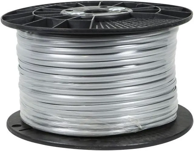 Alt view image 6 of 12 - Monoprice Stranded Bulk Phone Cable - 1000 Feet - Silver | 8 Conductor, 28AWG, Flat Cable