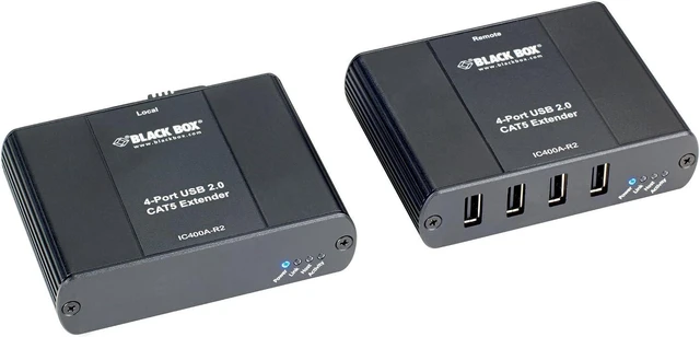 Main image of Black Box USB 2.0 Extender CATx 4-Port
