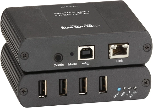 Alt view image 2 of 3 - Black Box USB 2.0 Extender CATx 4-Port