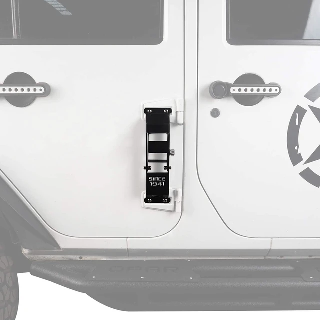 Alt view image 5 of 7 - Wrangler Door Hinge Step Foot Pedal for 20072018 Jeep Wrangler JK & JKU (Pack of 2)