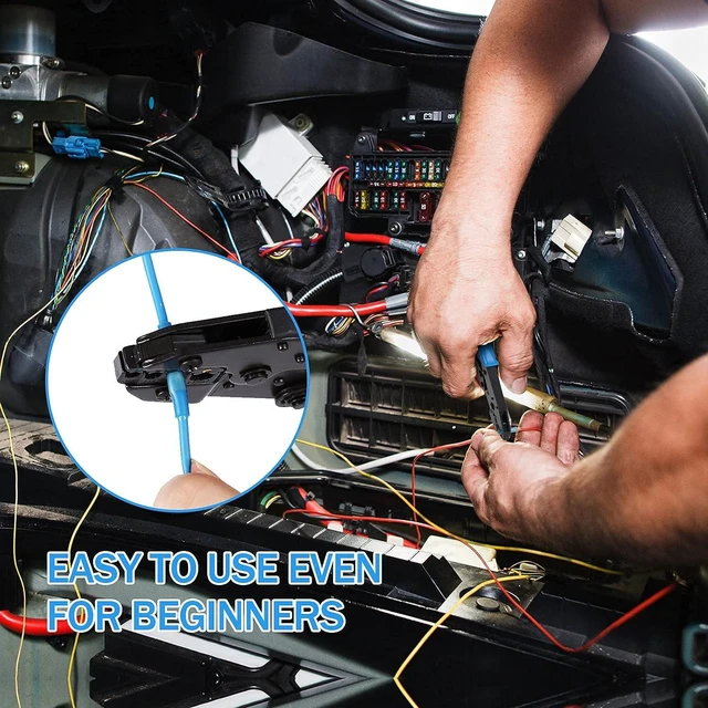 Alt view image 7 of 7 - Kuject 420PCS Heat Shrink Butt Connectors, 4 Sizes Insulated Waterproof Wire Connector kit, Tinned Copper Electrical Crimp Connectors for Automotive Marine Boat Truck Stereo Joint
