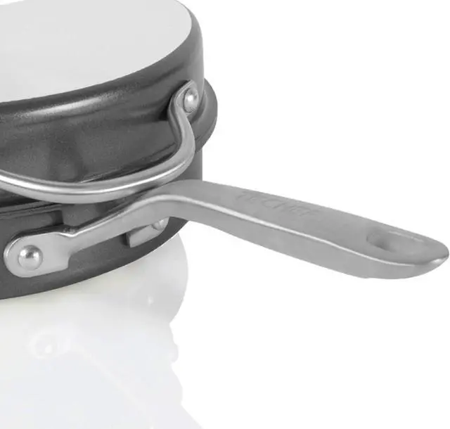 Alt view image 7 of 7 - TECHEF - Frittata and Omelette Pan, Nonstick Double Sided Folding Egg Pan, Made in Korea (PFOA Free) (Black)