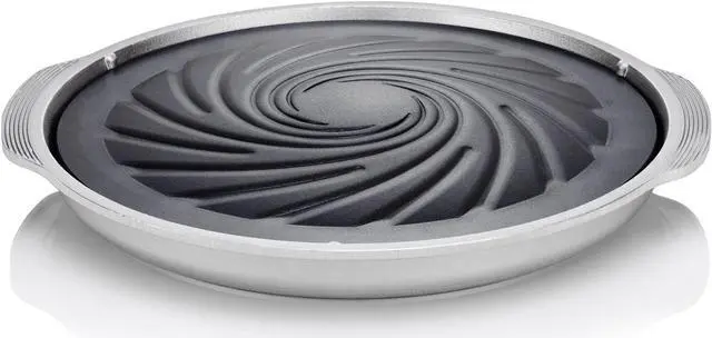 Main image of TECHEF - TRUE GRILL PAN - Stovetop Nonstick Indoor/Outdoor Smokeless BBQ Grill Set, including a Grill Plate and Alumium Drip Tray (Dome)