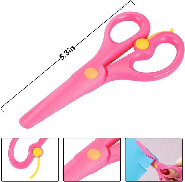 Alt view image 2 of 5 - Leinuosen 15 Pack Scissor for Preschool Training, Kids Safety,Solid Color